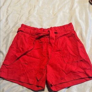 Women's Red Casual Shorts Size S
